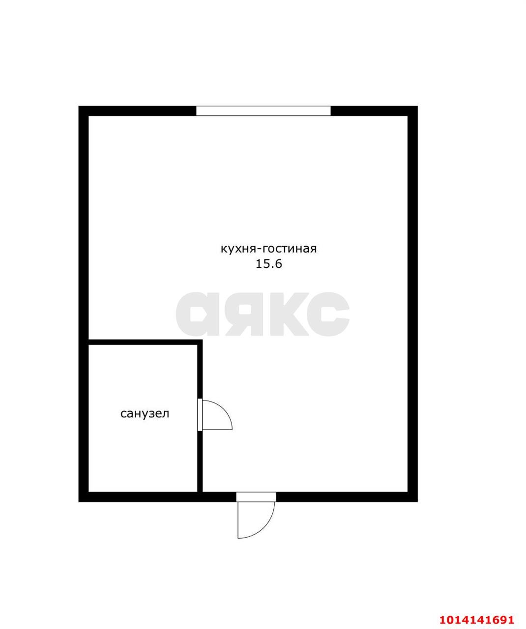 Фото №3: Студия 15 м² - Анапа, ул. Ленинградская, 56