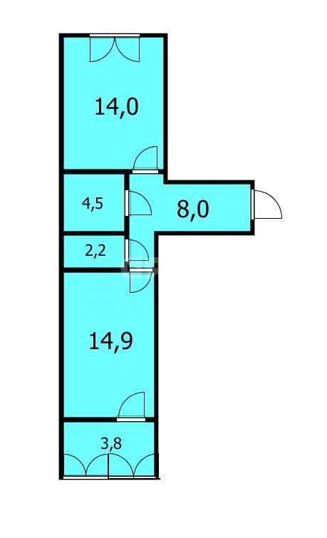 Фото №17: 1-комнатная квартира 47 м² - Анапа, ЖК Тургеневский, жилой комплекс Тургеневский, Парковый, мкр. жилой комплекс Тургеневский, ул. Шевченко, 288Б