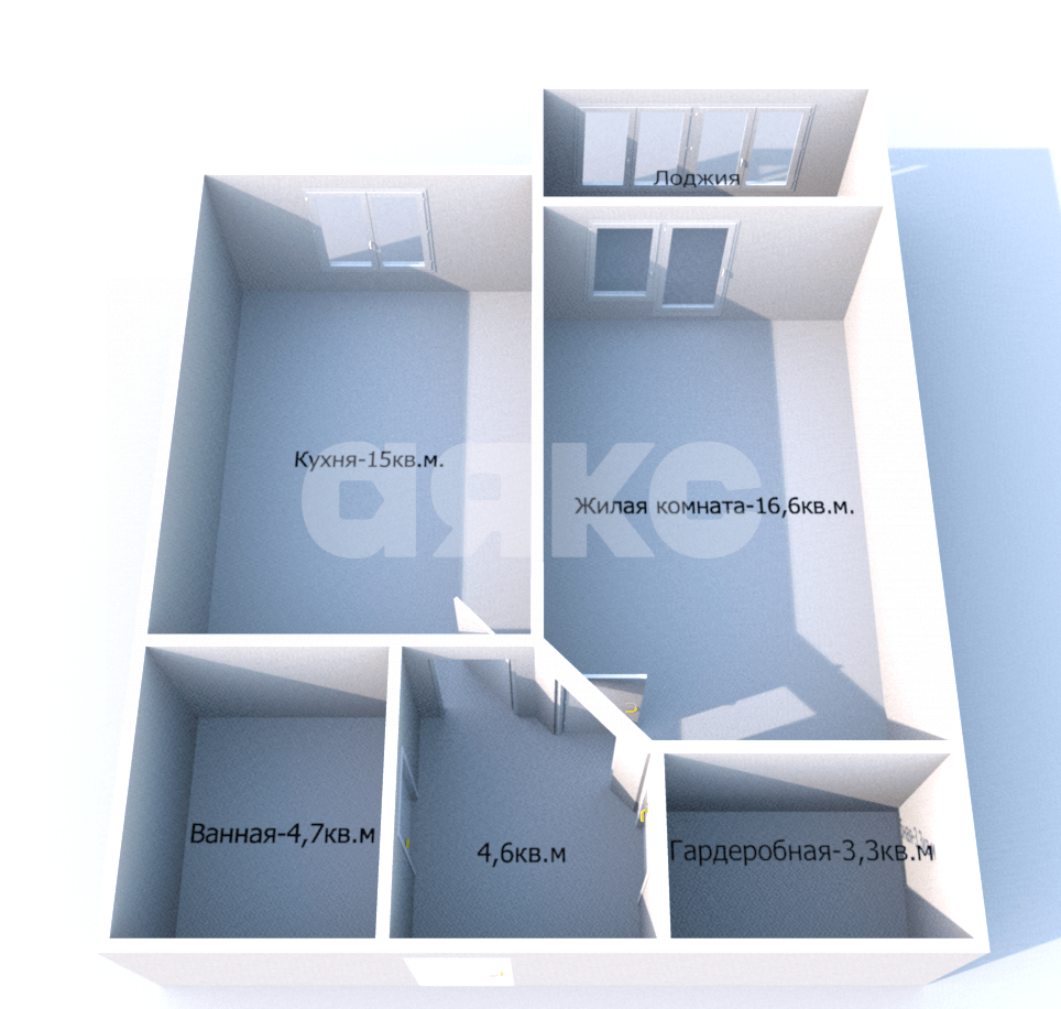 Фото №23: 1-комнатная квартира 46 м² - Анапа, мкр. жилой комплекс Бельведер, ул. Таманская, 121к11