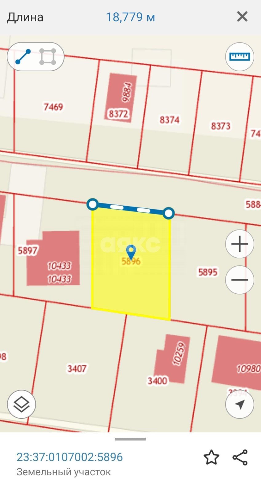 Фото №10: Земельный участок под ИЖС 5 сот. - Анапа, ул. Сергея Молчанова, 6