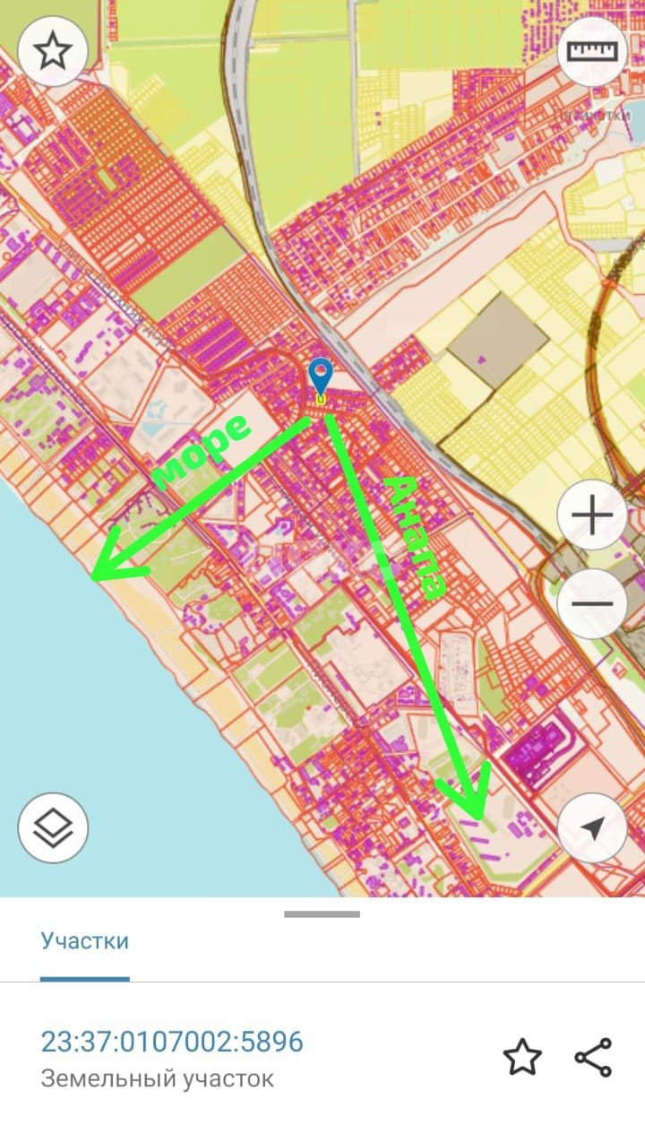 Фото №2: Земельный участок под ИЖС 5 сот. - Анапа, ул. Сергея Молчанова, 6