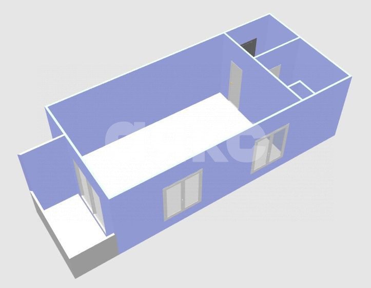 Фото №18: 1-комнатная квартира 43 м² - Варваровка, мкр. жилой комплекс Резиденция Анаполис, ул. Калинина, 150к7