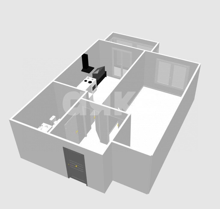 Фото №20: 1-комнатная квартира 43 м² - Анапа, жилой комплекс Резиденция Высокий Берег, мкр. жилой комплекс Резиденция Высокий Берег, ул. Ивана Голубца, 147