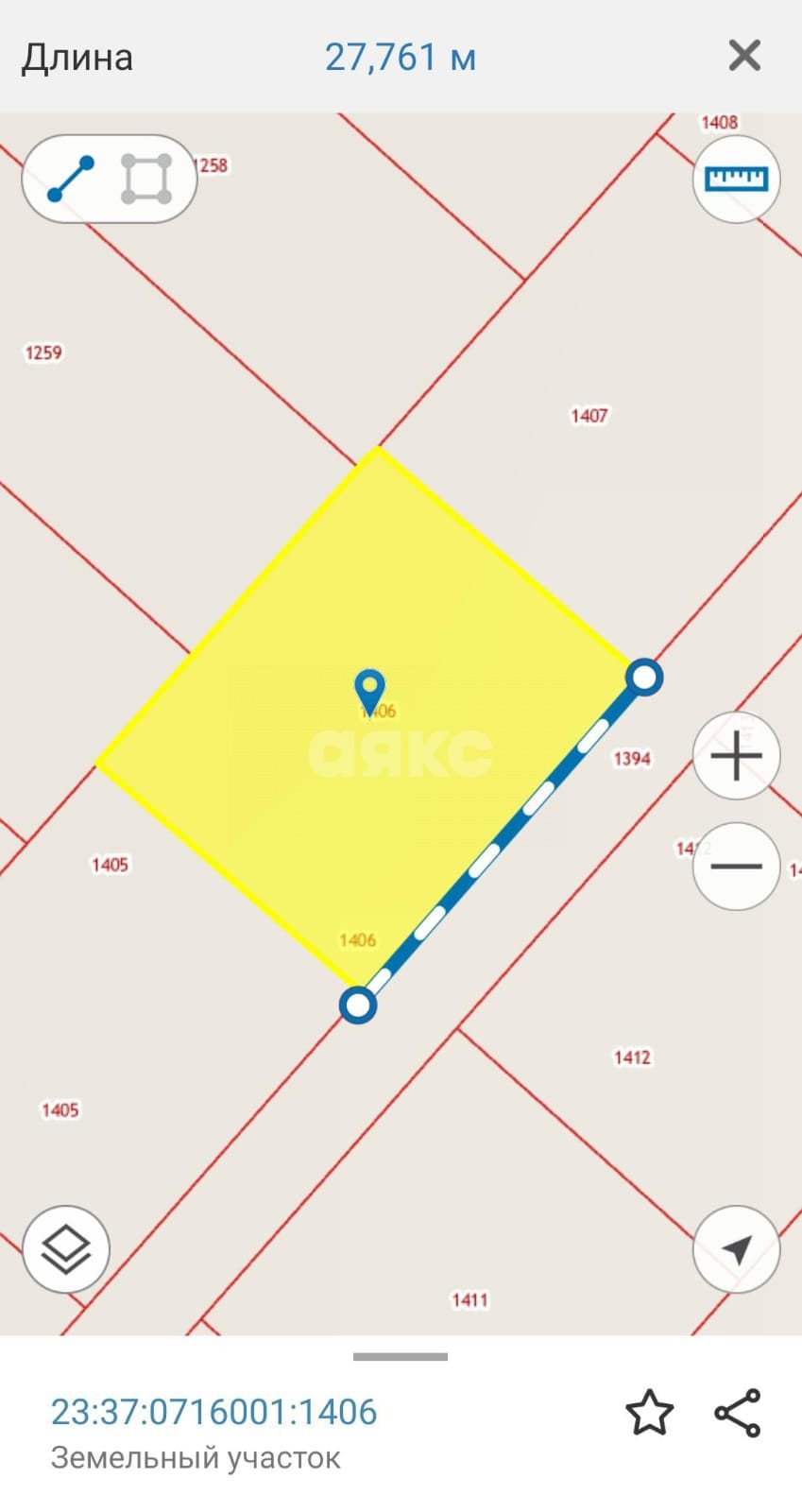 Фото №4: Коммерческая земля 6 сот. - Верхнее Джемете, ул. Роз