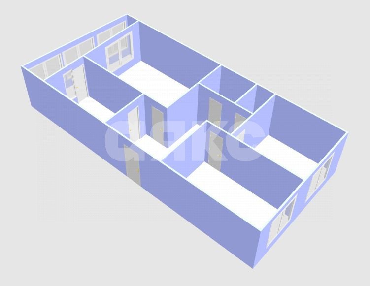 Фото №29: 3-комнатная квартира 68 м² - Анапа, мкр. 12-й, 37