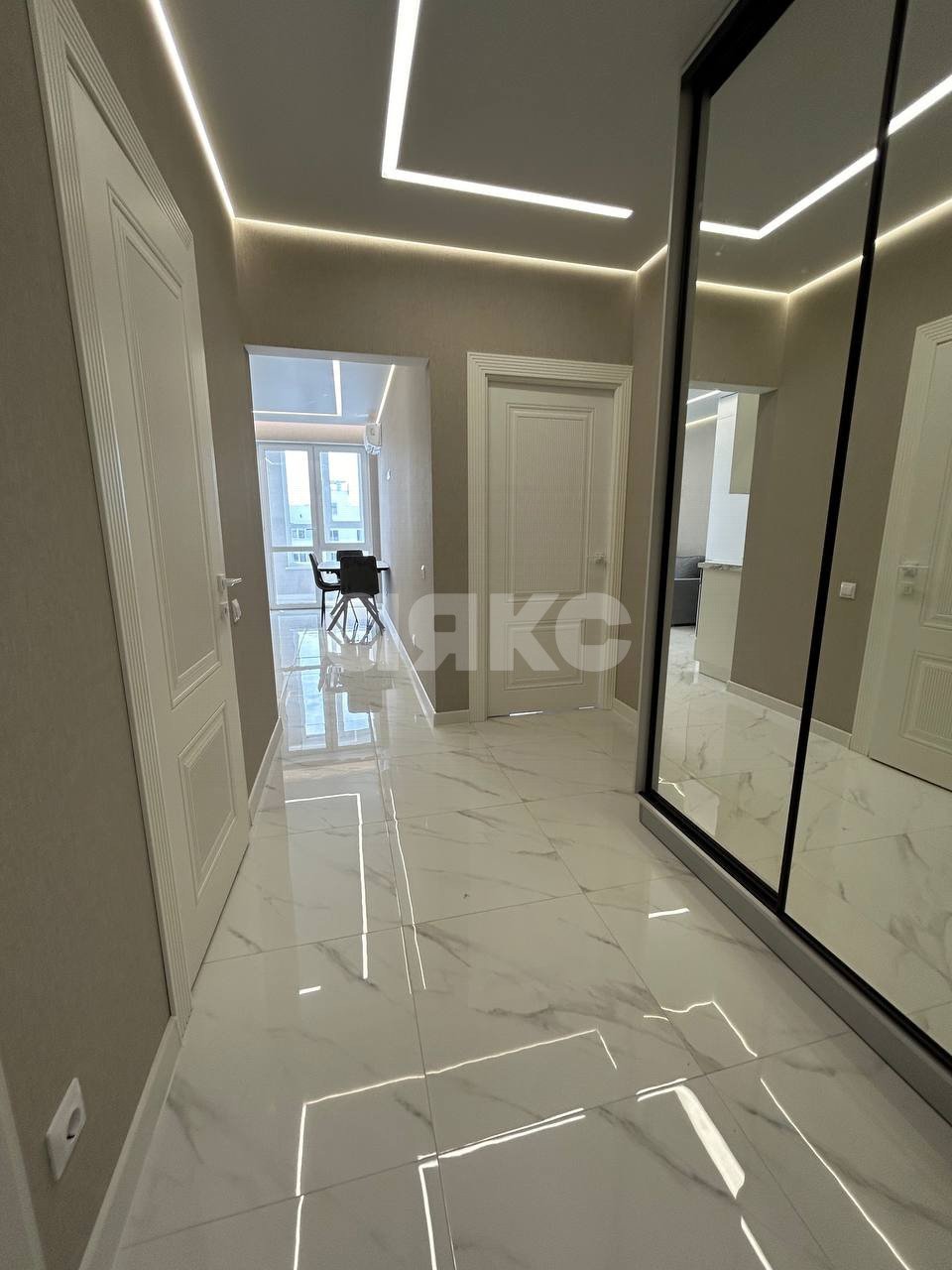 Фото №3: 1-комнатная квартира 38 м² - Анапа, Горгиппия, мкр. жилой комплекс Два Адмирала, ул. Ленина, 241