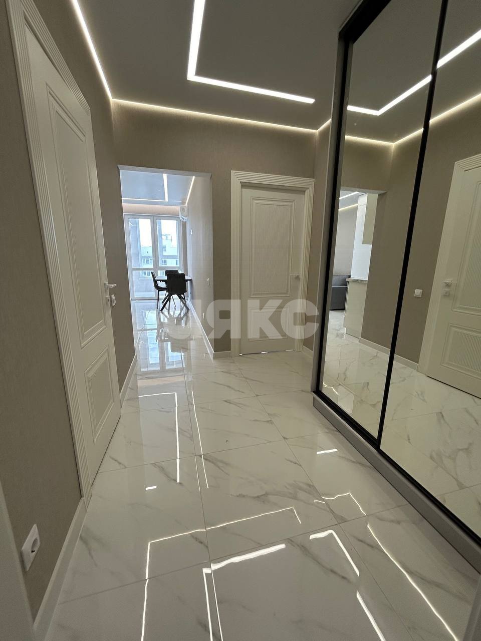 Фото №4: 1-комнатная квартира 38 м² - Анапа, Горгиппия, мкр. жилой комплекс Два Адмирала, ул. Ленина, 241