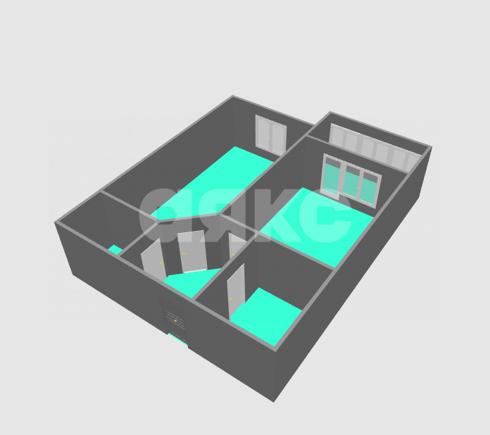 Фото №9: 1-комнатная квартира 44 м² - Анапа, ЖК Бельведер, жилой комплекс Бельведер, мкр. жилой комплекс Бельведер, ул. Таманская, 121к17