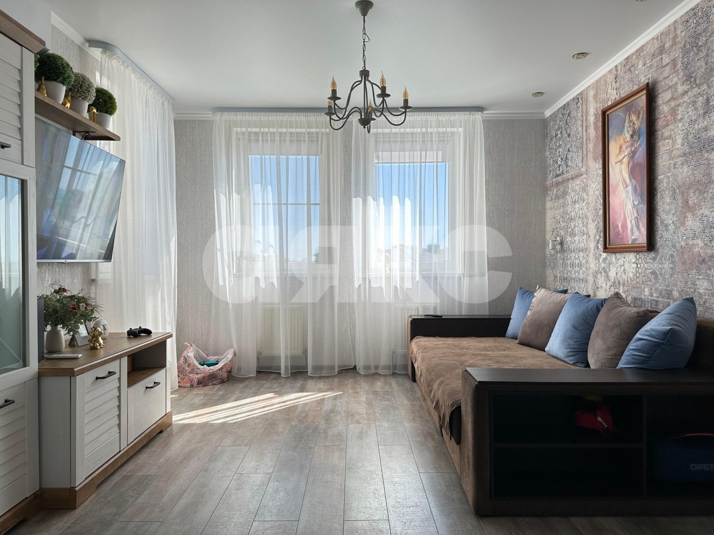 Фото №3: 2-комнатная квартира 57 м² - Анапа, жилой комплекс Бельведер, мкр. жилой комплекс Бельведер, ул. Таманская, 121к1