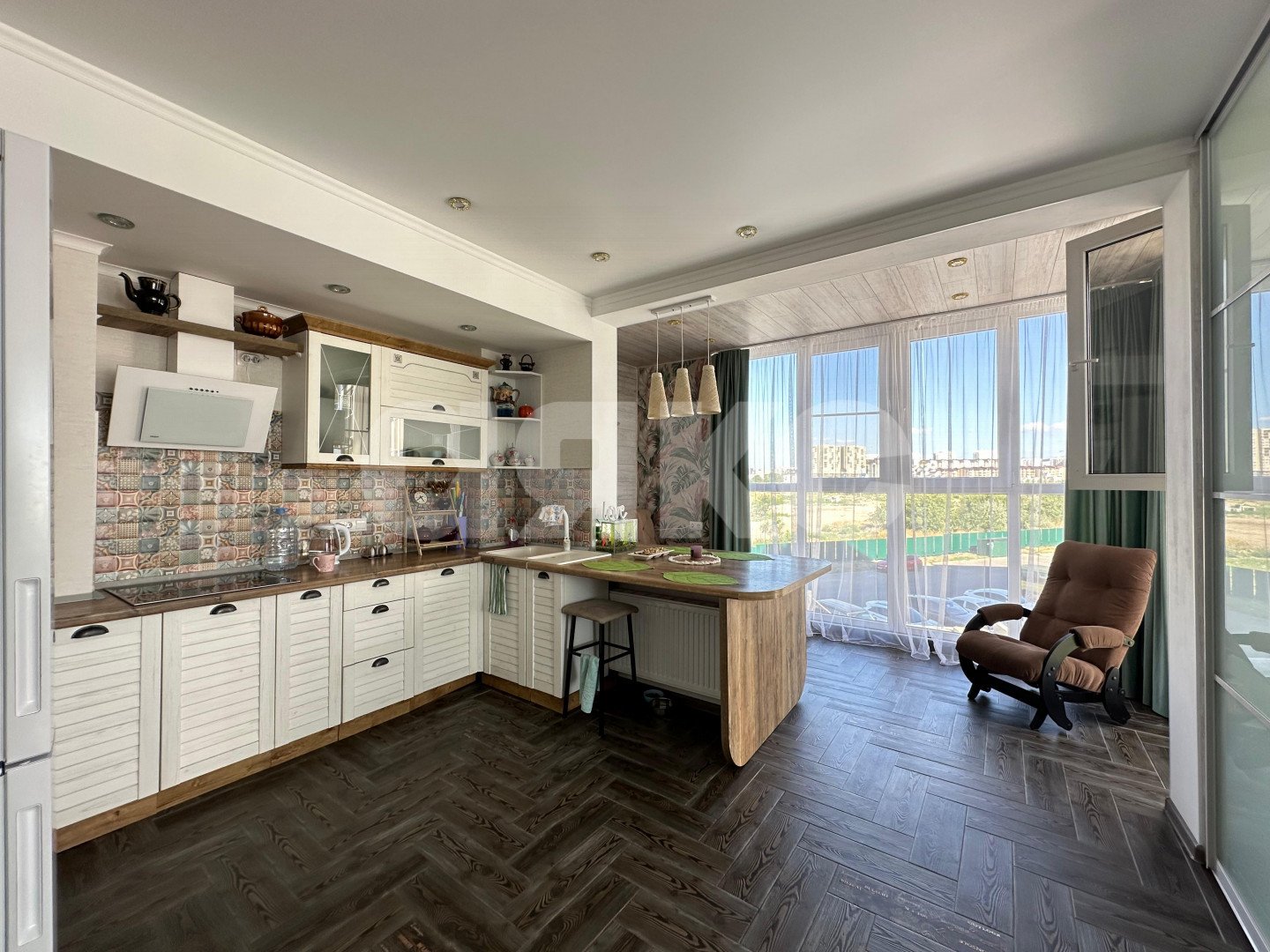 Фото №2: 2-комнатная квартира 57 м² - Анапа, жилой комплекс Бельведер, мкр. жилой комплекс Бельведер, ул. Таманская, 121к1