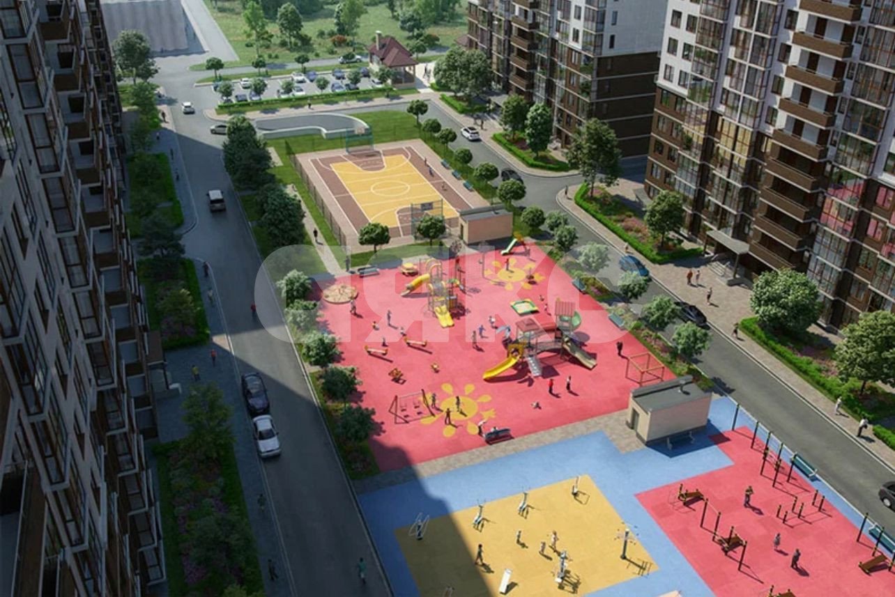 Фото №16: 1-комнатная квартира 33 м² - Анапа, жилой комплекс Раз-Два-Три, Парковый, Парковый, мкр. жилой комплекс Раз-Два-Три, ул. Анапское шоссе, 24к2