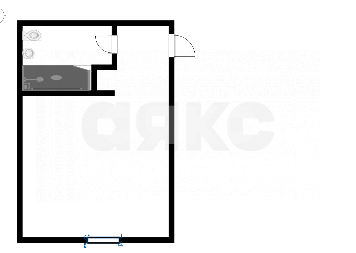 Фото №14: Студия 18 м² - Анапа, ЖК Горгиппия Морская, жилой комплекс Горгиппия Морская, мкр. жилой комплекс Горгиппия Морская, ул. Ленина, 194
