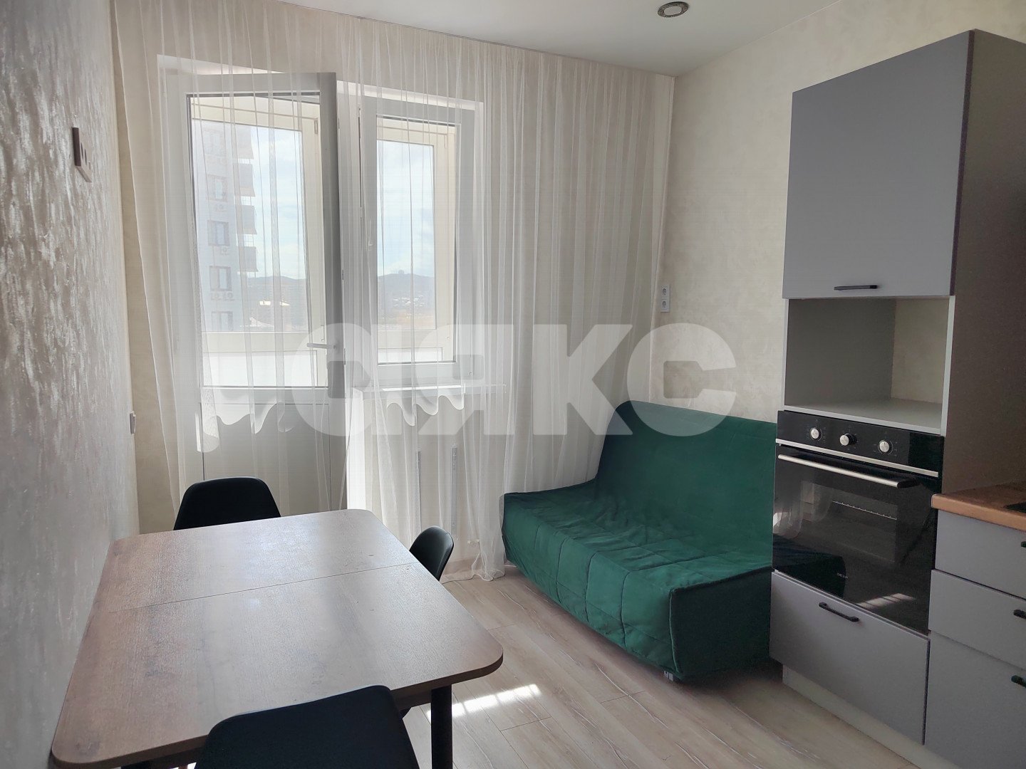 Фото №2: 1-комнатная квартира 41 м² - Анапа, 3А, жилой комплекс Приоритет, 3А, мкр. жилой комплекс Приоритет, ул. Омелькова, 93