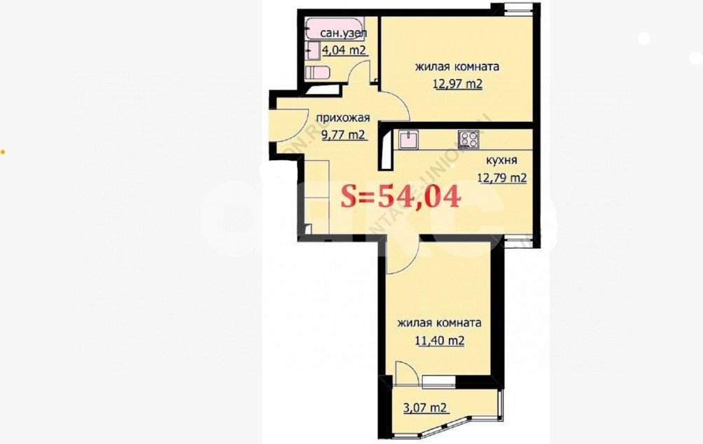 Фото №25: 2-комнатная квартира 55 м² - Анапа, 3Б, жилой комплекс Метеора, 3Б, мкр. жилой комплекс Метеора, ул. Ленина, 185Ак1