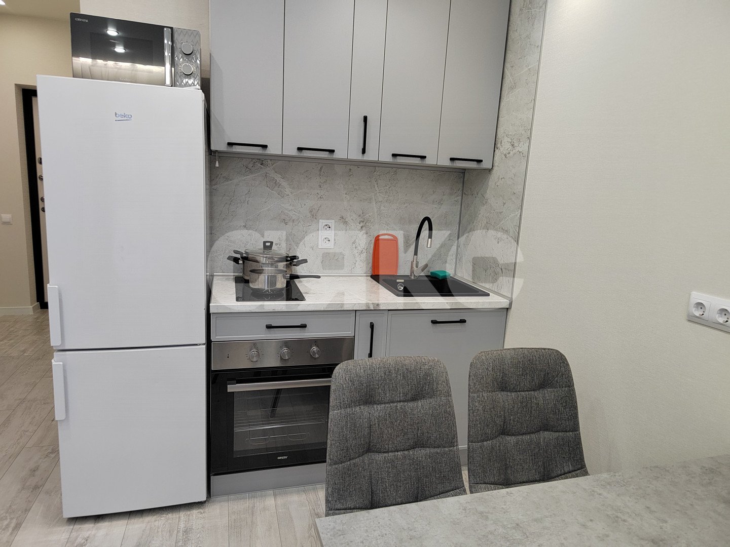 Фото №4: 1-комнатная квартира 45 м² - Анапа, 3А, жилой комплекс Приоритет, 3А, мкр. жилой комплекс Приоритет, ул. Омелькова, 93