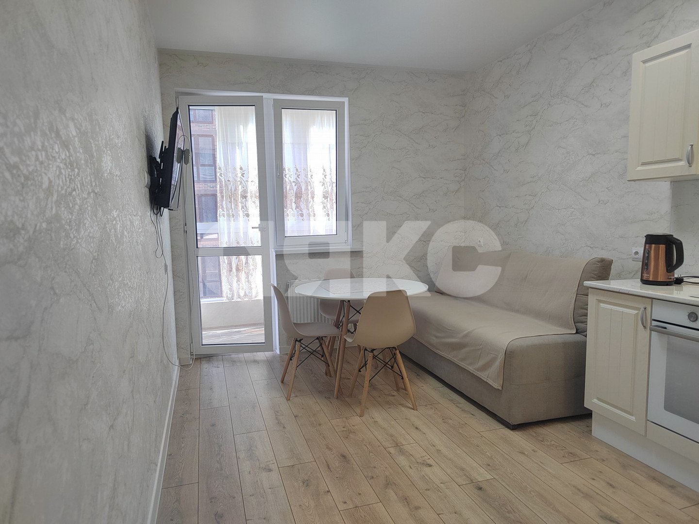 Фото №5: 1-комнатная квартира 44 м² - Анапа, 3А, жилой комплекс Приоритет, 3А, мкр. жилой комплекс Приоритет, ул. Омелькова, 93