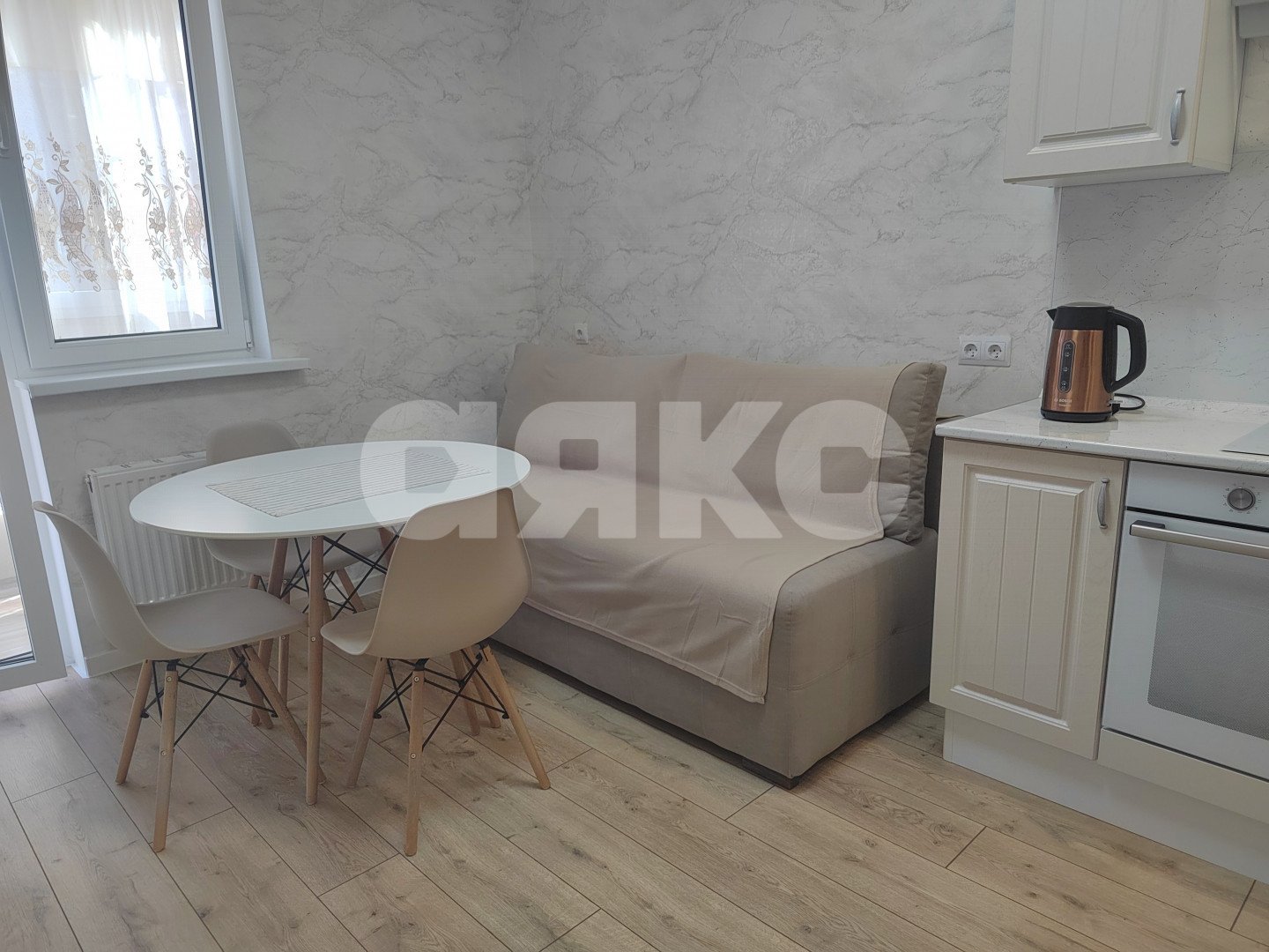 Фото №11: 1-комнатная квартира 44 м² - Анапа, 3А, жилой комплекс Приоритет, 3А, мкр. жилой комплекс Приоритет, ул. Омелькова, 93