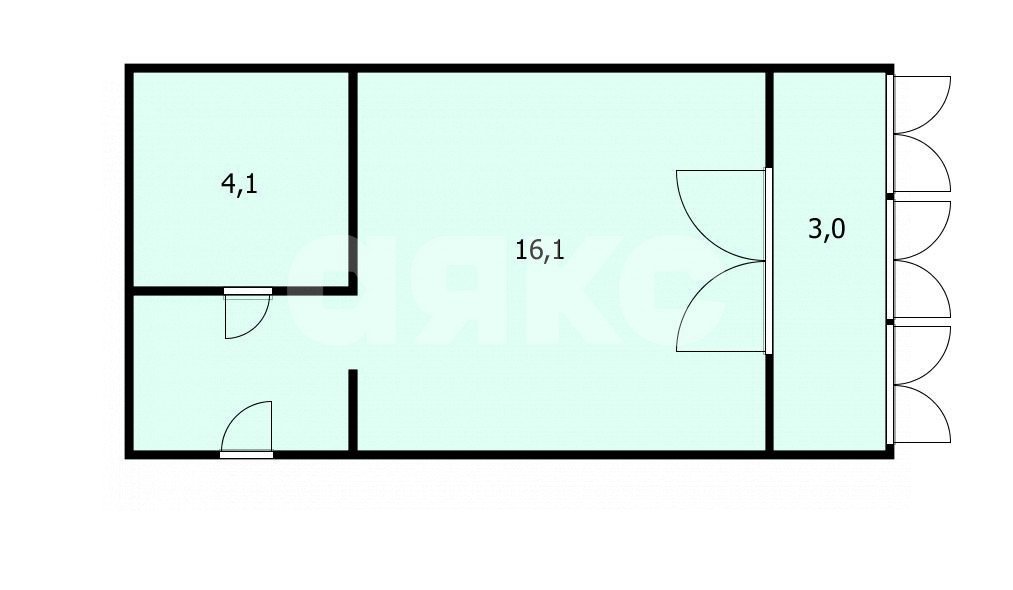 Фото №12: Студия 29 м² - Анапа, пр-кт Пионерский, 57к3