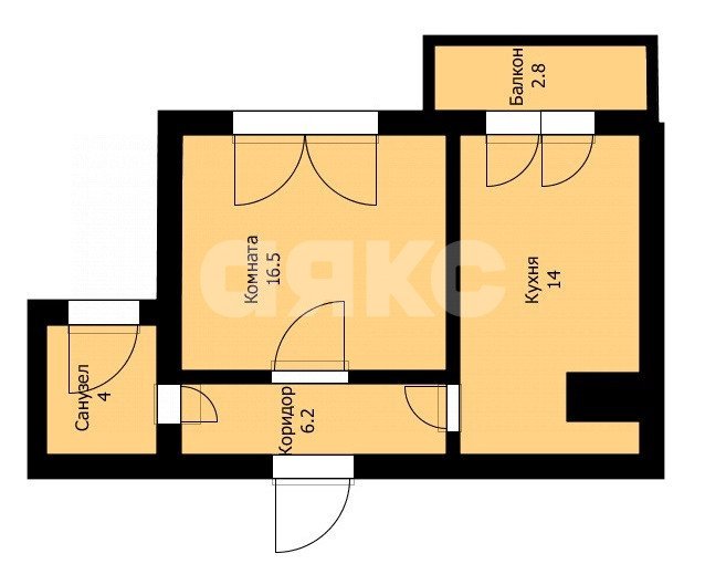 Фото №6: 1-комнатная квартира 43 м² - Анапа, ЖК Тургеневский, жилой комплекс Тургеневский, мкр. жилой комплекс Тургеневский Квартал, ул. Шевченко, 288Бк2
