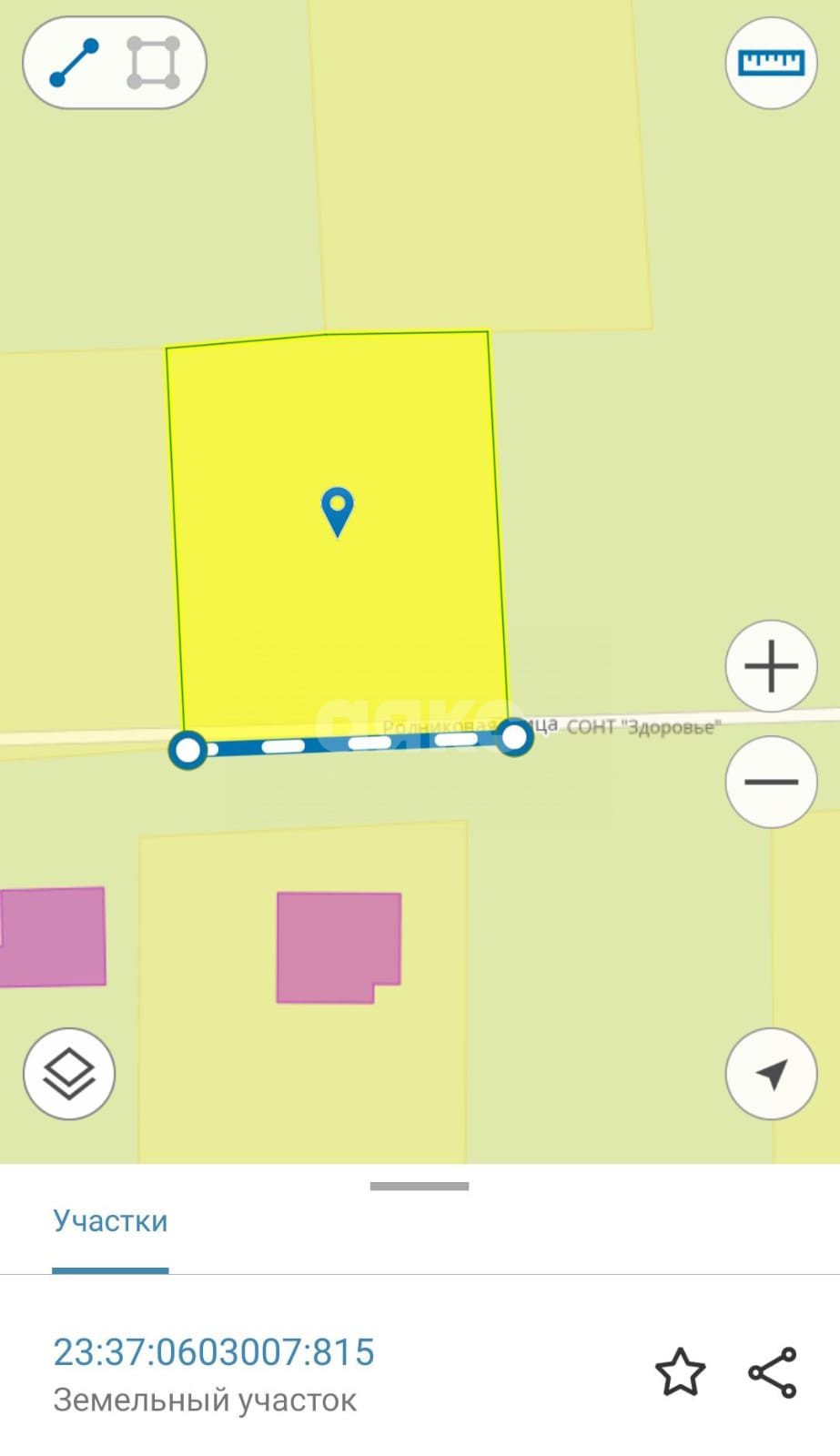 Фото №8: Участок садоводство 5 сот. - Здоровье, ул. Родниковая, 73