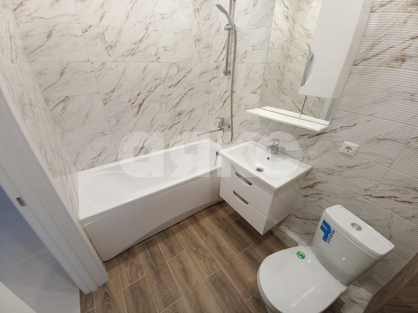 Фото №4: 1-комнатная квартира 35 м² - Анапа, жилой комплекс Трио-комфорт, мкр. жилой комплекс Трио-комфорт, ул. Рождественская, 55к2