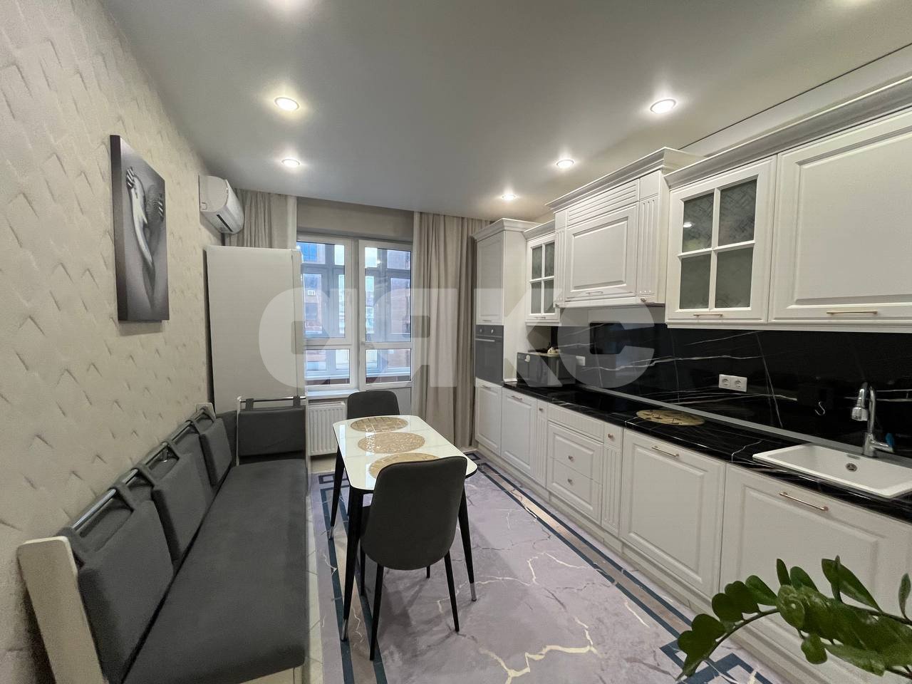 Фото №2: 1-комнатная квартира 43 м² - Анапа, жилой комплекс Резиденция Высокий Берег, мкр. жилой комплекс Резиденция Высокий Берег, ул. Ивана Голубца, 147к3