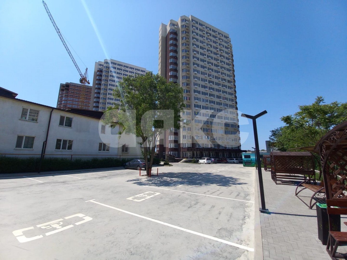 Фото №18: 1-комнатная квартира 40 м² - Анапа, жилой комплекс Трио-комфорт, мкр. жилой комплекс Трио-комфорт, ул. Рождественская, 55к2