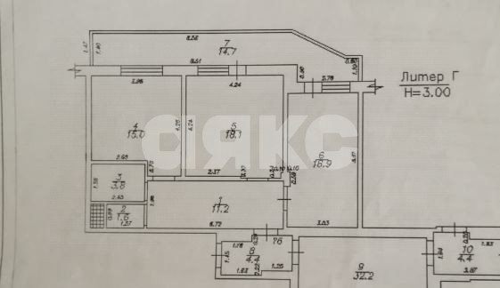 Фото №16: 2-комнатная квартира 81 м² - Анапа, мкр. 3Б, ул. Омелькова, 20к6