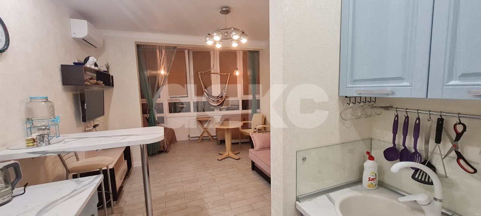 Фото №7: Студия 23 м² - Анапа, жилой комплекс Кавказ, мкр. жилой комплекс Кавказ, ул. Верхняя Дорога, 151к2