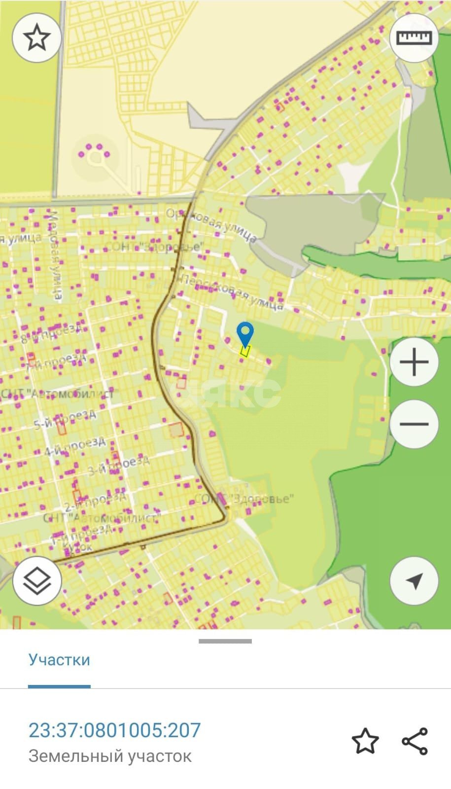 Фото №9: Участок садоводство 6.12 сот. - СНТ Здоровье, ул. Земляничная, 11