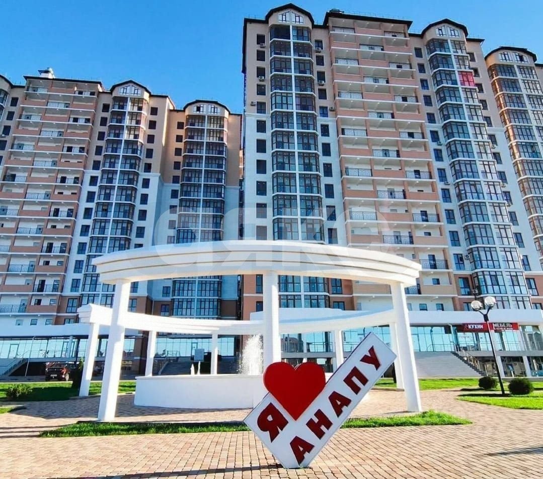 Фото №8: 1-комнатная квартира 35 м² - Анапа, Парковый, жилой комплекс Чёрное море, Парковый, мкр. жилой комплекс Чёрное море, ул. Анапское шоссе, 30к3