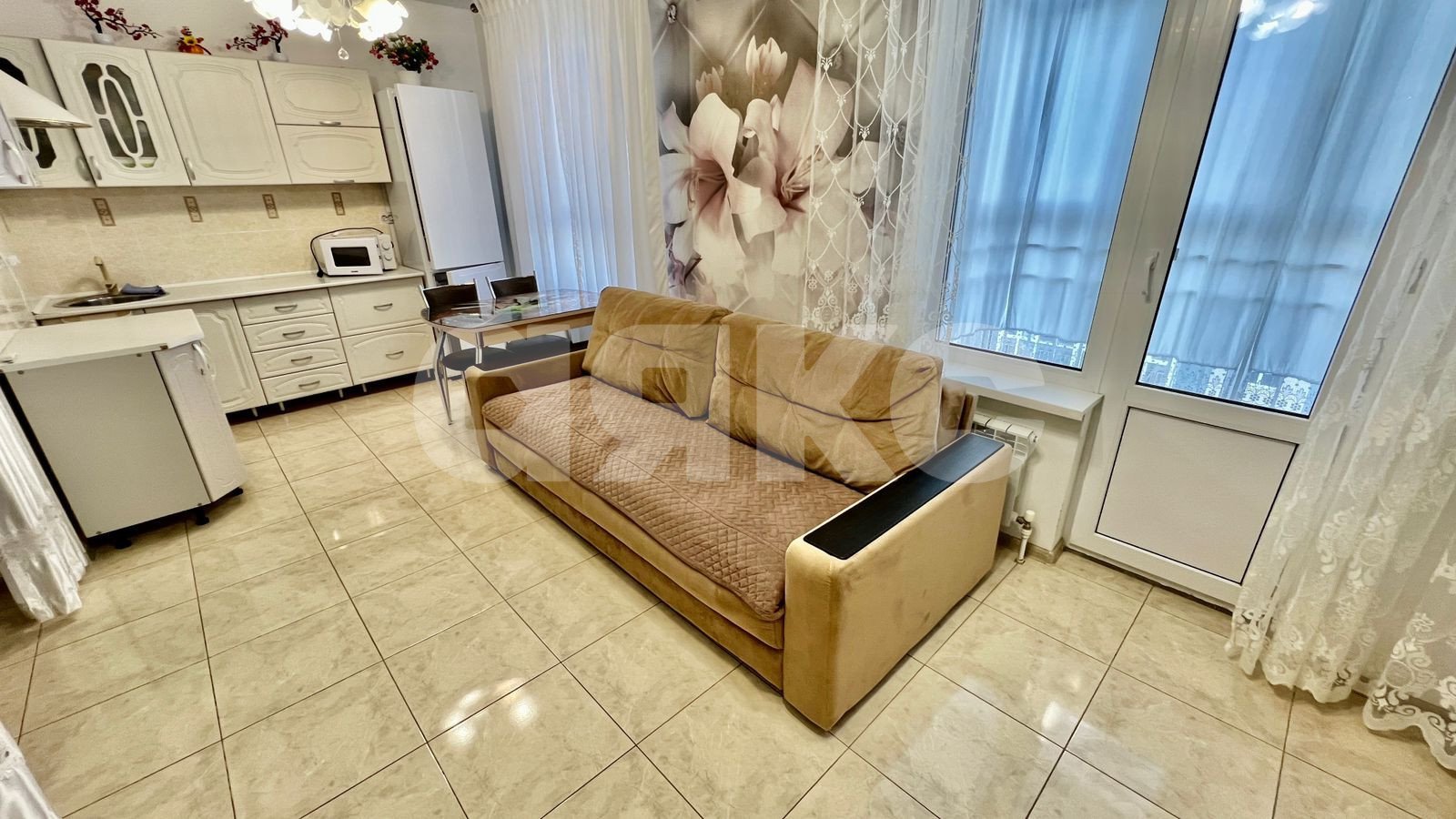 Фото №5: 1-комнатная квартира 37 м² - Анапа, Парковый, ЖК Времена Года, Парковый, мкр. жилой комплекс Времена Года, ул. Анапское шоссе, 6к1