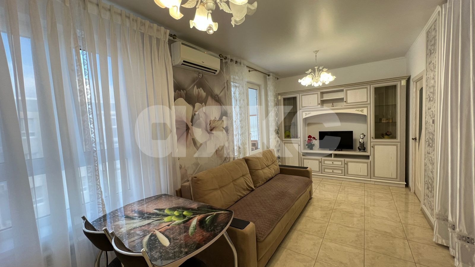 Фото №3: 1-комнатная квартира 37 м² - Анапа, Парковый, ЖК Времена Года, Парковый, мкр. жилой комплекс Времена Года, ул. Анапское шоссе, 6к1