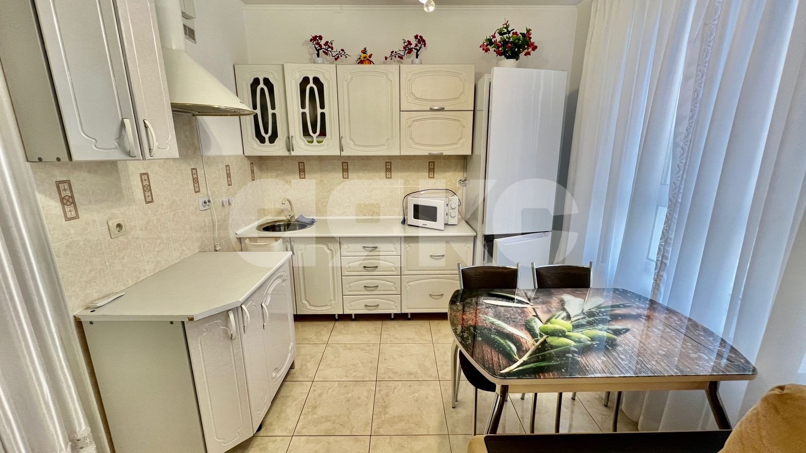 Фото №6: 1-комнатная квартира 37 м² - Анапа, Парковый, ЖК Времена Года, Парковый, мкр. жилой комплекс Времена Года, ул. Анапское шоссе, 6к1