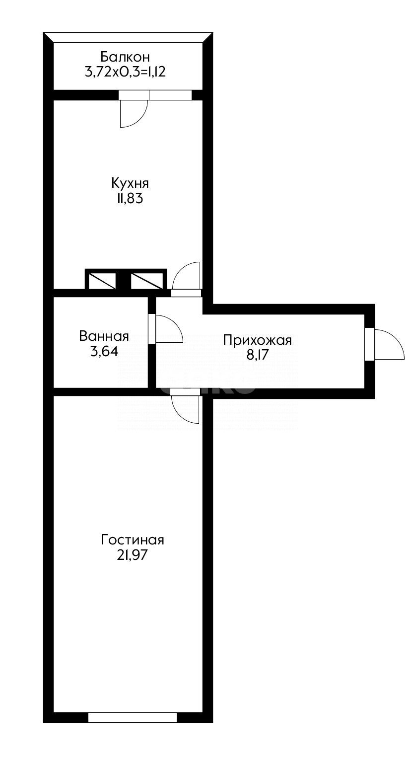 Фото №18: 1-комнатная квартира 49 м² - Анапа, ул. Владимирская, 55В