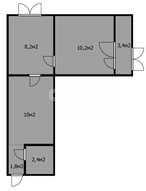 Фото №17: 2-комнатная квартира 33 м² - Сукко, ул. Строителей, 1