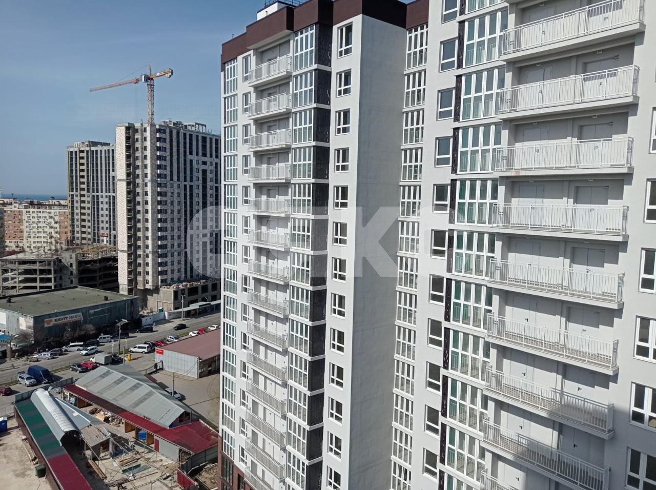 Фото №4: 1-комнатная квартира 43 м² - Анапа, жилой комплекс Парковый, мкр. Парковый, ул. Парковая, 79к1