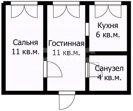Фото №20: 2-комнатная квартира 32 м² - Витязево, ул. Горького, 63/1