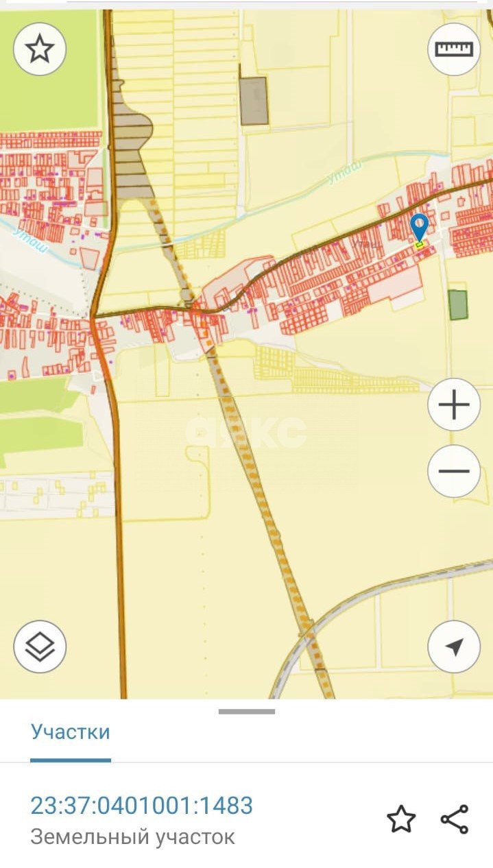 Фото №4: Земельный участок под ИЖС 635 сот. - Уташ, ул. Новая, 77