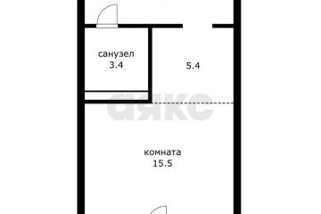 Фото №4: Студия 33 м² - Краснодар, мкр. Прикубанский внутригородской округ, ул. Калужская, 22