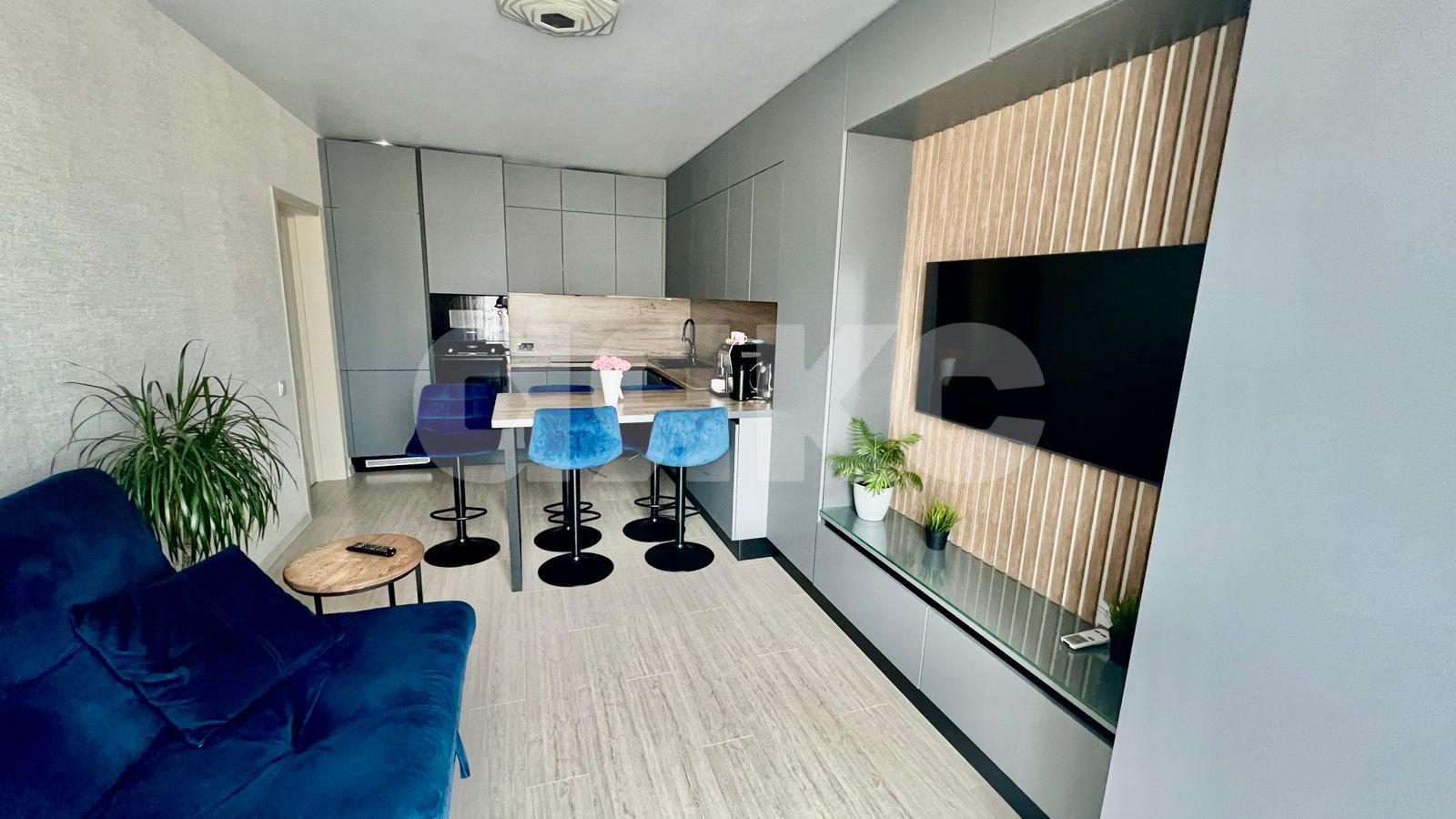 Фото №1: 2-комнатная квартира 61 м² - Анапа, жилой комплекс Южный квартал, мкр. жилой комплекс Южный квартал, ул. Супсехское шоссе, 39к12