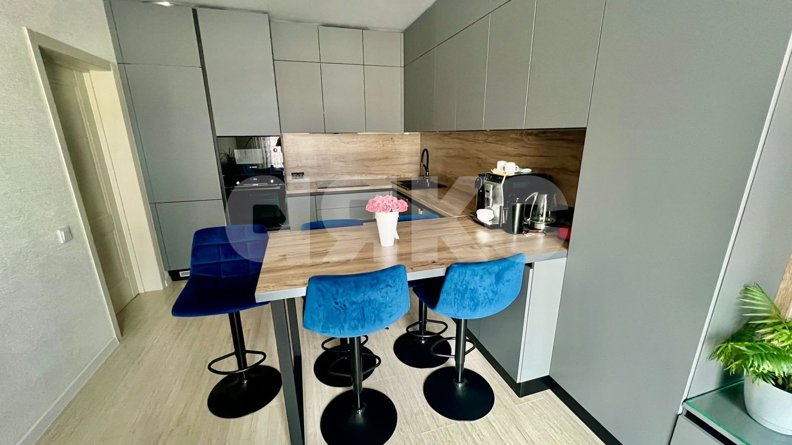 Фото №6: 2-комнатная квартира 61 м² - Анапа, жилой комплекс Южный квартал, мкр. жилой комплекс Южный квартал, ул. Супсехское шоссе, 39к12