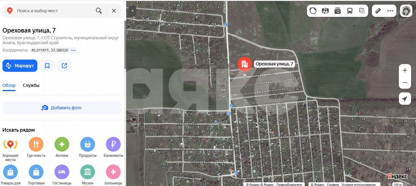 Фото №2: Участок садоводство 4 сот. - СОТ Строитель, ул. Ореховая, 1