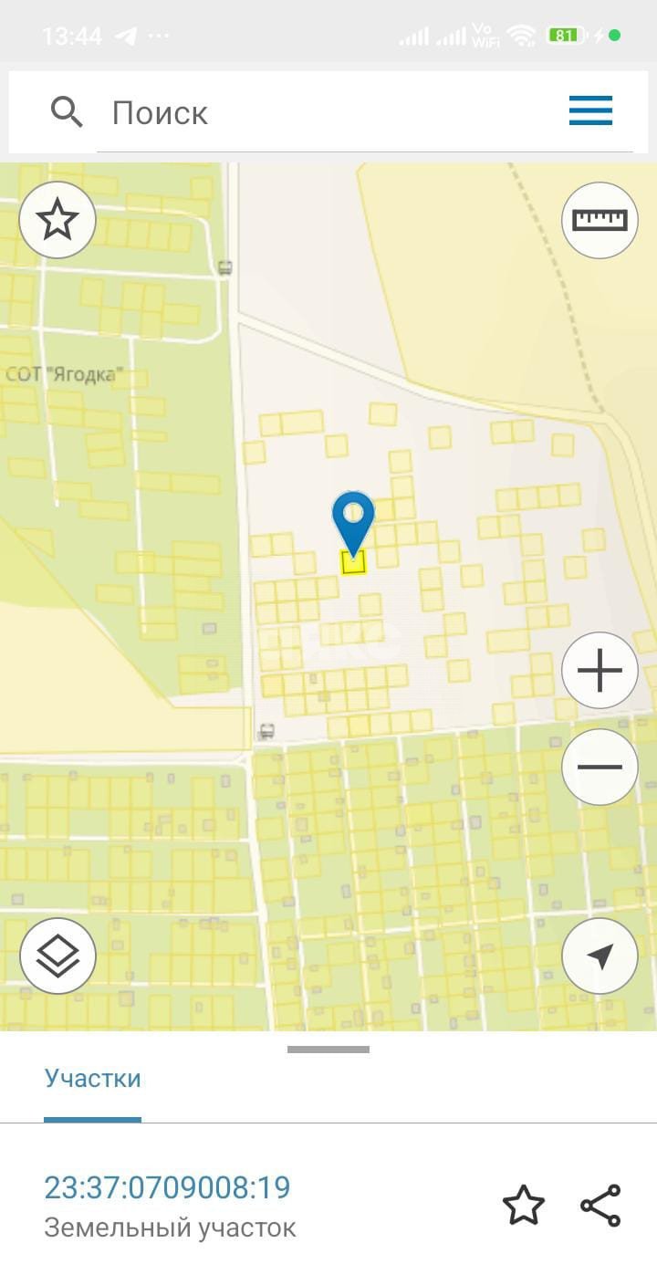 Фото №3: Участок садоводство 4 сот. - СОТ Строитель, ул. Ореховая, 1