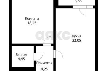 Фото №5: 2-комнатная квартира 54 м² - Краснодар, мкр. Школьный, ул. Школьная, 1