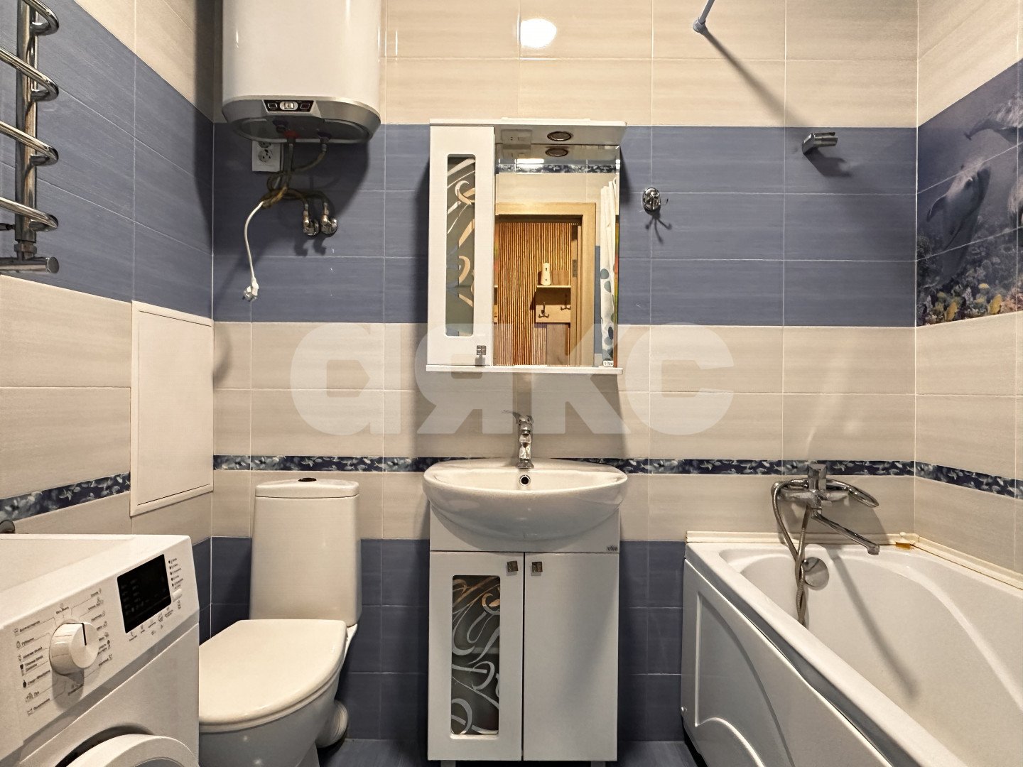 Фото №12: 1-комнатная квартира 36 м² - Анапа, Парковый, ЖК Времена Года, жилой комплекс Времена Года, Парковый, мкр. жилой комплекс Времена Года, ул. Мирная, 29к9