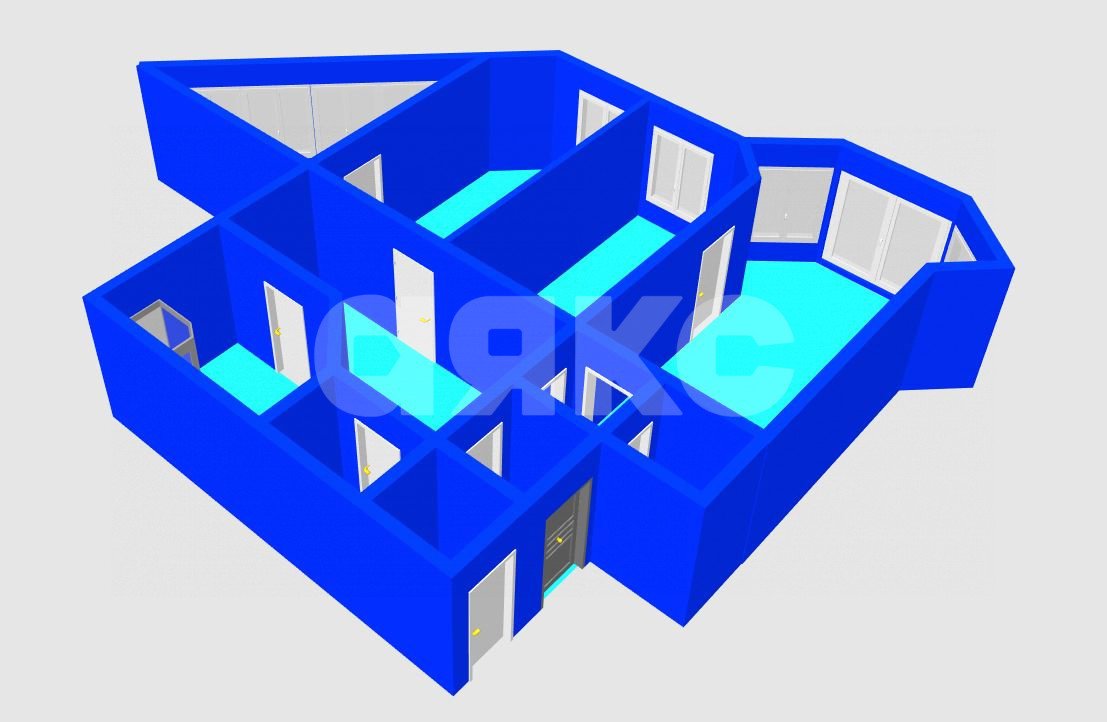 Фото №24: 2-комнатная квартира 86 м² - Анапа, мкр. 3Б, ул. Ленина, 213
