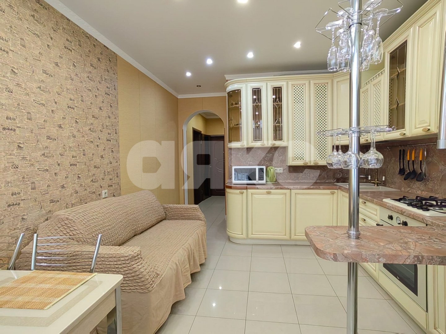 Фото №1: 1-комнатная квартира 48 м² - Анапа, Алексеевка, мкр. Алексеевка, ул. Анапское шоссе, 1Г