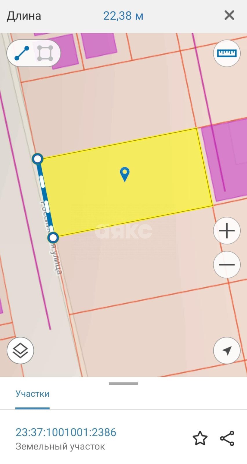 Фото №5: Земельный участок под ИЖС 10 сот. - Супсех, ул. Российская, 4