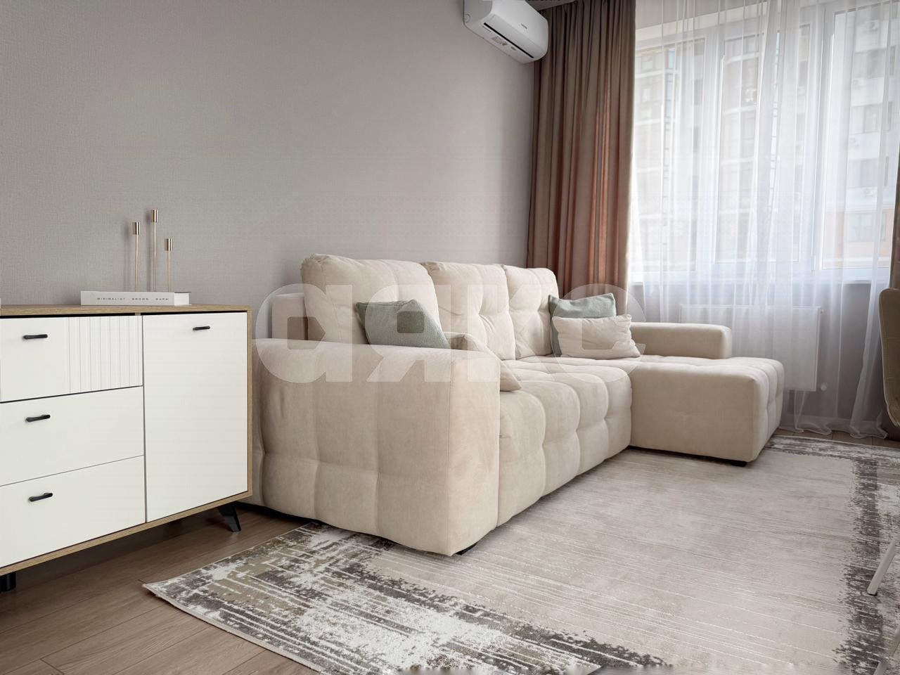 Фото №7: 2-комнатная квартира 62 м² - Анапа, Парковый, мкр. жилой комплекс Чёрное море, ул. Анапское шоссе, 32к6